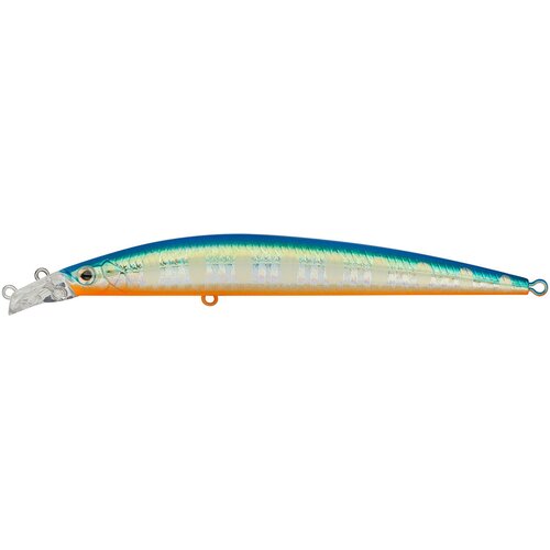 фото Воблер минноу strike pro top water minnow 110, цвет: a150-713 uv blue silver ob, (jl-166f#a150-713)