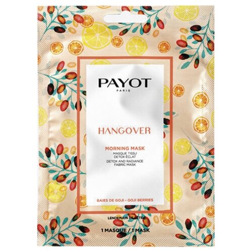 Payot MORNING MASK Тканевая детокс-маска придающая сияние 19 мл