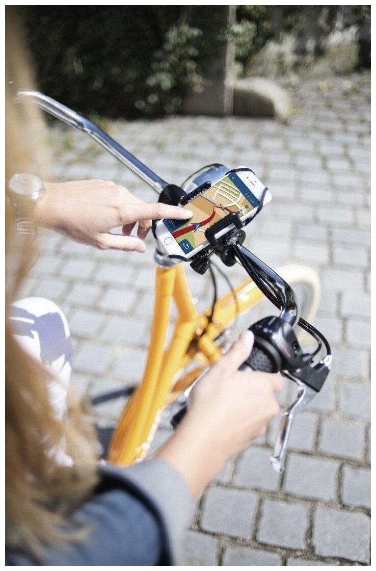 Держатель HAMA Universal Smartphone Bike Holder (00178251), черный - фото №8