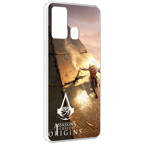 Чехол MyPads Assassin's Creed Origins для ITEL S16 / ITEL Vision 1 Pro задняя-панель-накладка-бампер