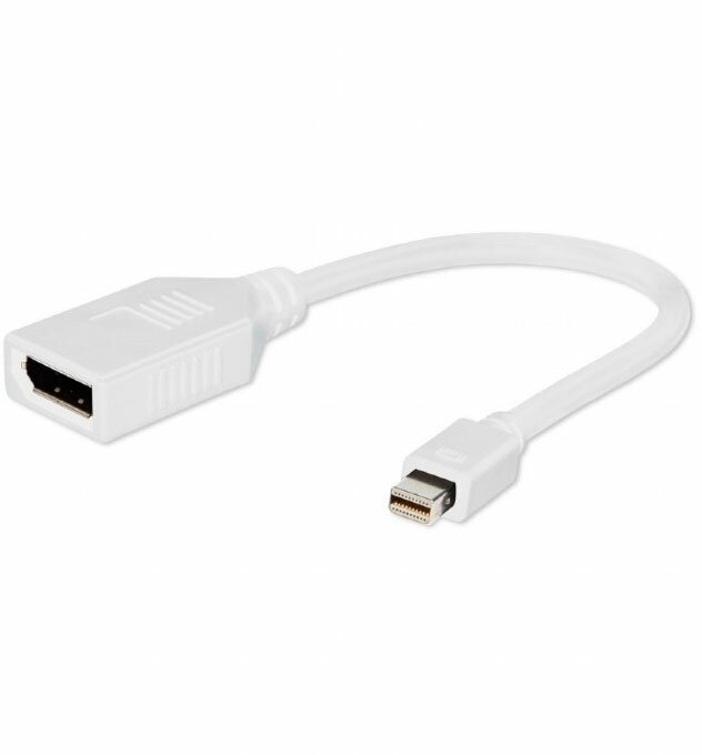 Аксессуар Gembird Cablexpert miniDisplayPort - DisplayPort 20M/20F A-mDPM-DPF-001-W White