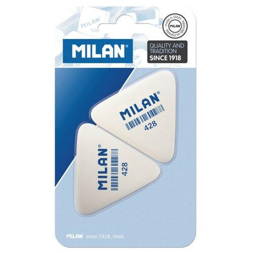 Milana Ластик каучук Milan 428, 2 штуки в блистере (BMM9358) (17 уп.)