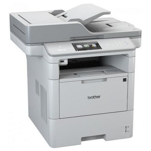 МФУ лазерное Brother MFC-L6950DW, ч/б, A4, белый мфу цветное ricoh m c240fw 408430 a4 512мб 24стр мин pcl ps дуплекс lan wifi факс adf50 старт картр 750 500стр самозапуск мфу