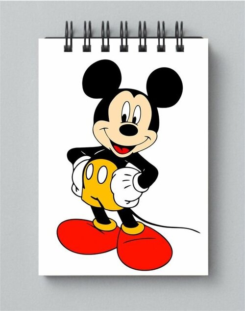 Блокнот Mickey Mouse, Микки Маус №1, Размер А6: 10 на 15 см