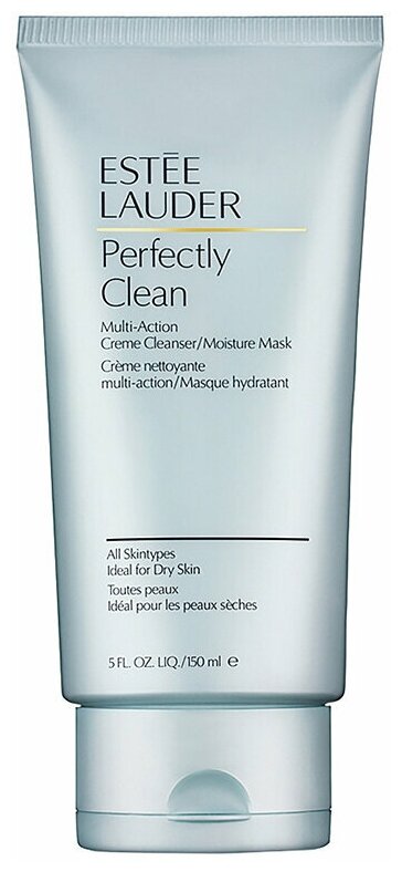 2 В 1: крем для умывания + маска увлажняющая ESTÉE LAUDER perfectly clean multi-action crème cleanser moisture mask