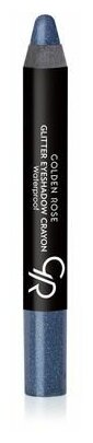 GOLDEN ROSE тени-карандаш glitter crayon waterproof 56 синий