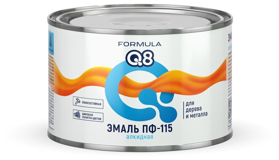 Эмаль Formula Q8 ПФ-115 зеленая 0.4 кг