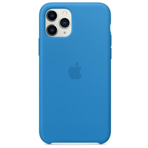 фото Чехол для apple iphone 11 pro silicone case surf blue