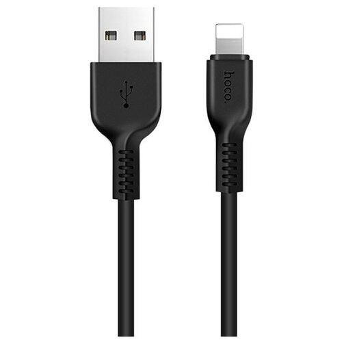 Кабель USB - 8 pin HOCO X20, 3.0м, 2.1A, цвет: чёрный кабель питания для ноутбука 3 pin провод 1 5 м