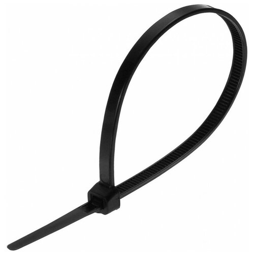 Хомут (стяжка) кабельный (нейлон) (2,5 х 100 мм, черный) 100 шт.