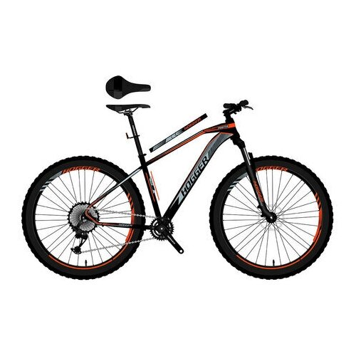 Велосипед 29 HOGGER POINTER MD 19 сталь 21-скор черно-красный 2022 2185900₽