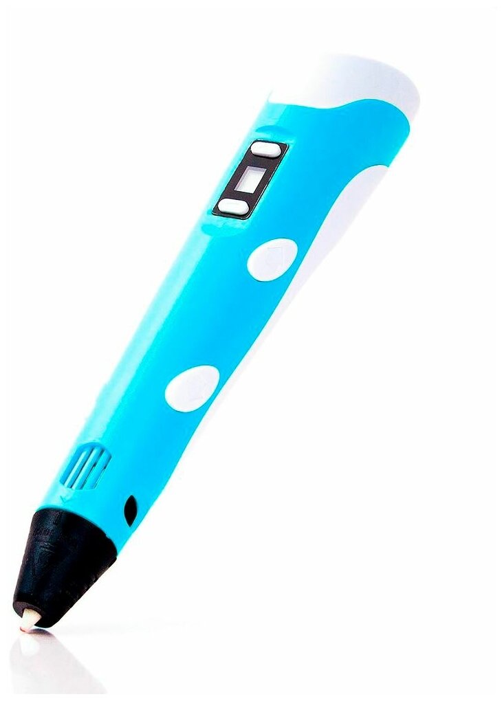 3D ручка 3DPen-2 голубая с набором пластика
