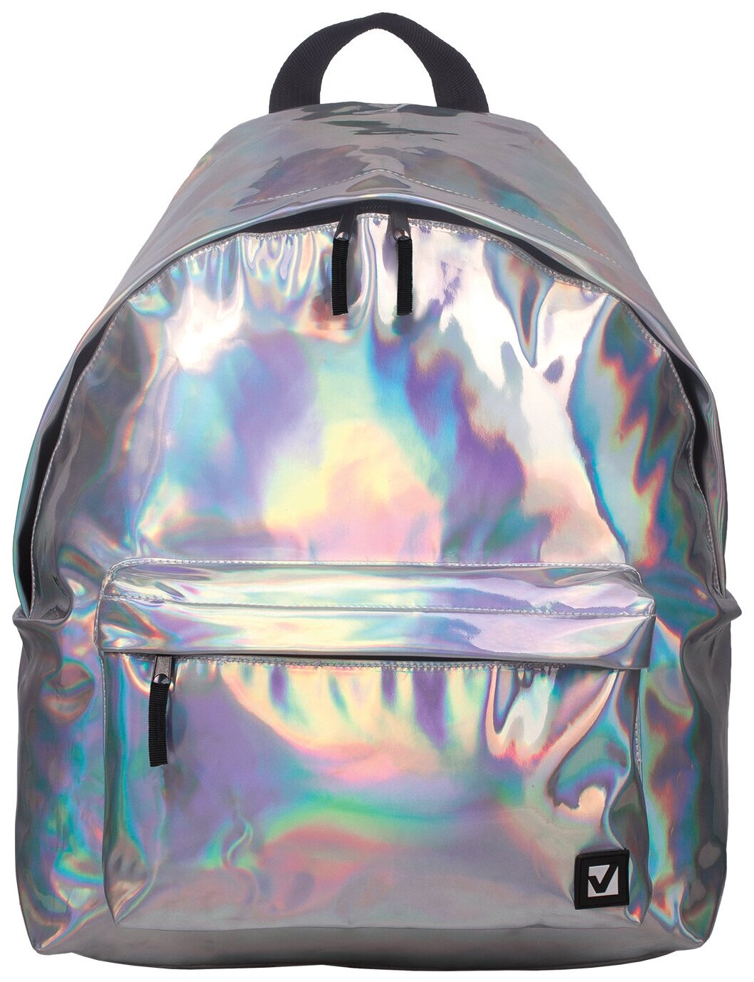 Рюкзак BRAUBERG(брауберг) универсальный, сити-формат, цвет серебро, Винтаж, 20 литров, 226421