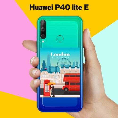Силиконовый чехол London на Huawei P40 Lite E силиконовый чехол london на huawei p40 lite e