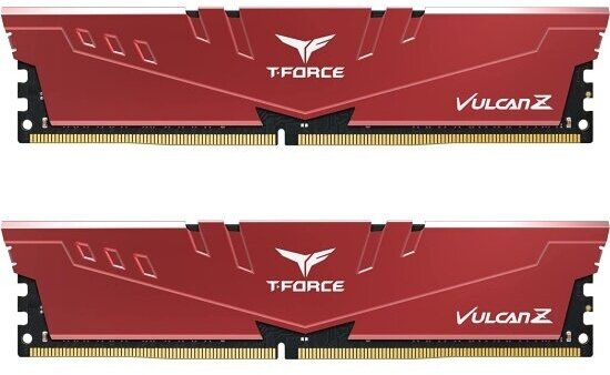 Оперативная память Team Group T-Force Vulcan Z 16GB (8GB x2) DDR4-3200 Red (TLZRD416G3200HC16CDC01)