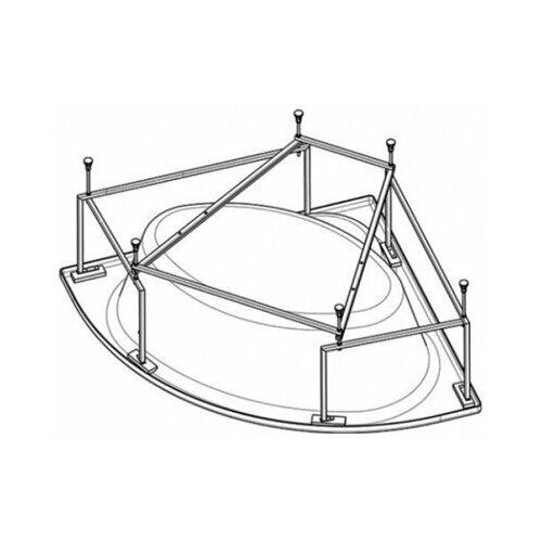 Монтажный комплект к ванне Santek сан-паулу 150х150 арт. 1WH302400