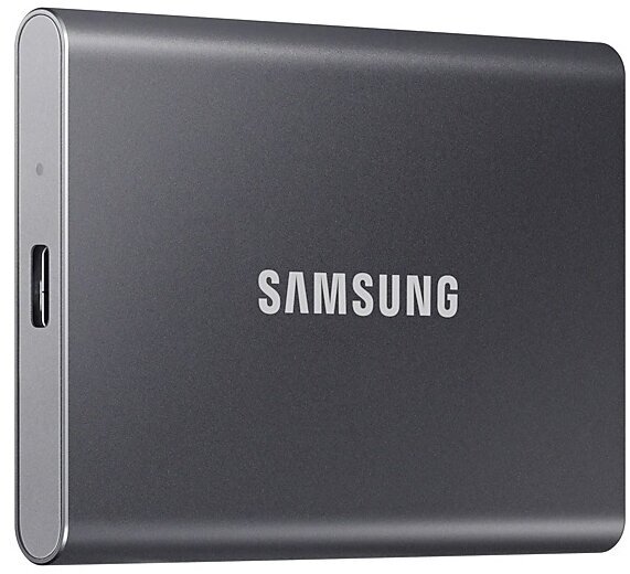 Твердотельный накопитель Samsung Portable T7 500Gb Grey MU-PC500T/WW