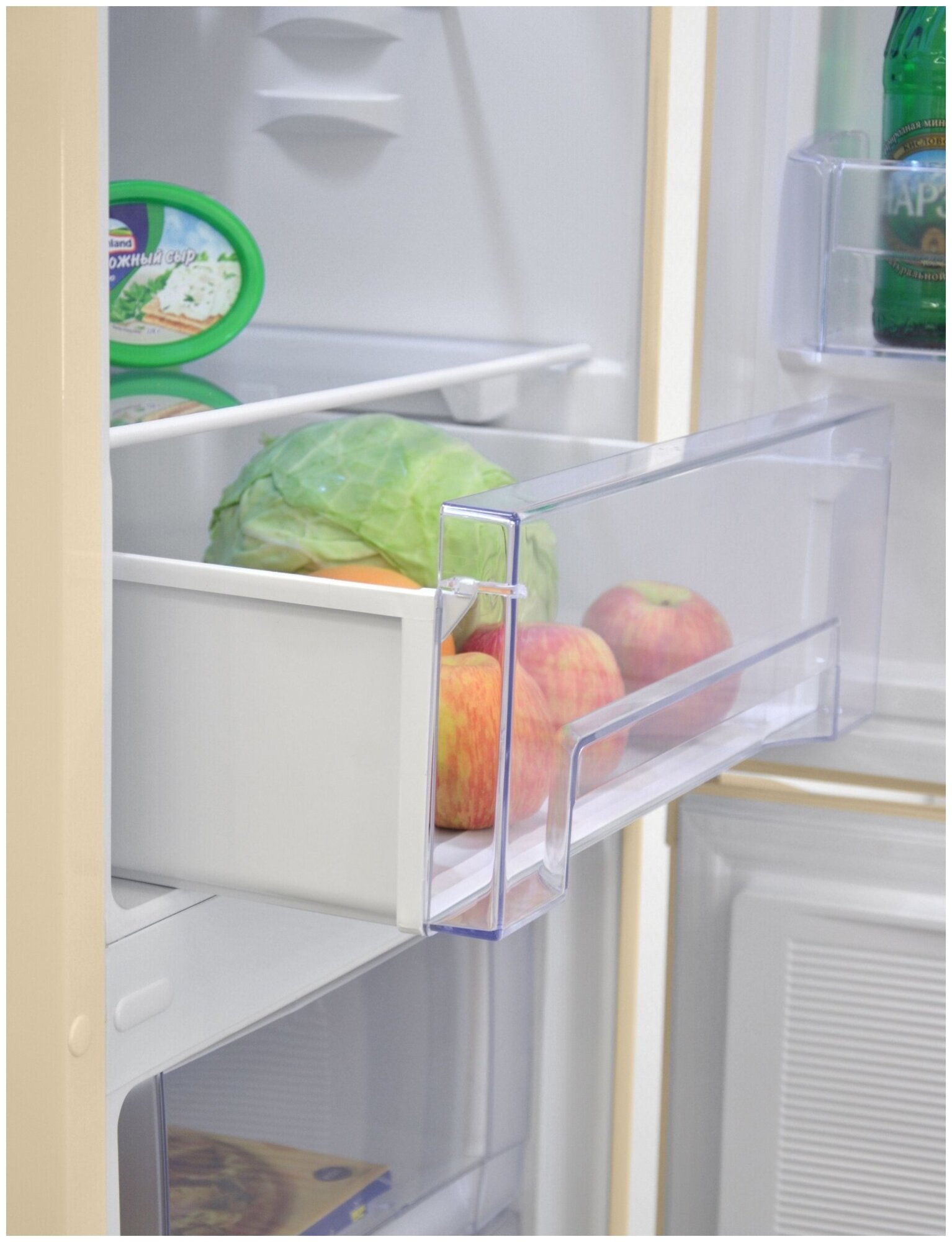 Холодильник Nordfrost NRB 154 532 бежевый мрамор (двухкамерный) - фотография № 6