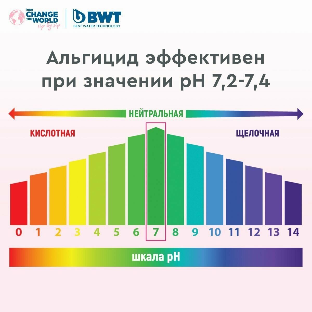 Жидкий концентрированный альцигид BWT AQA Marin Algicid, 1 л, борьба с водорослями, плесенью и грибком, средство для бассейна - фото №16