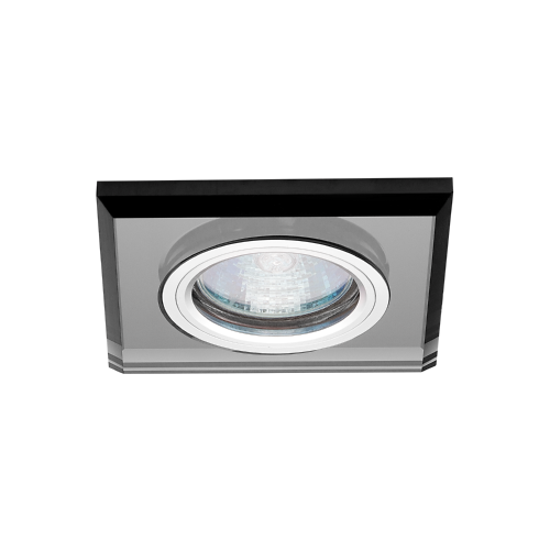 Светильник тонкий стеклянный, черный Bohemia LED 51 8 71 MR16+LED