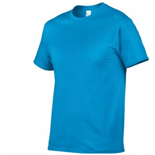 Футболка ФП, размер 48, голубой футболка фп размер 48 голубой