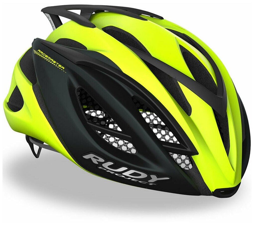 Шлем Rudy Project RACEMASTER YELLOW FLUO-BLACK, велошлем, размер XS