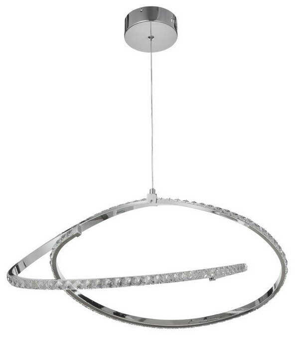 Светильник BayerLux 86011/1 LED 42Вт 4000К хром 48х36х19-119 см