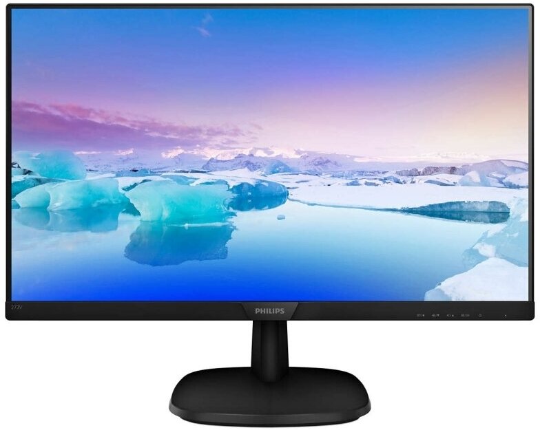 Монитор Philips 27" 273V7QDSB 1920x1080 IPS LED 76Гц 5ms VGA DVI HDMI