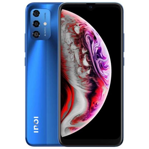 Смартфон INOI A83 6/128 ГБ Global, Dual nano SIM, голубой смартфон realme 9i 6 128 гб global dual nano sim синий