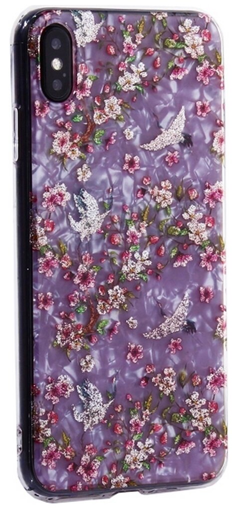 Чехол-накладка пластиковый MItrifON для iPhone XS Max (6.5") с силиконовыми бортами Розовый вид №1