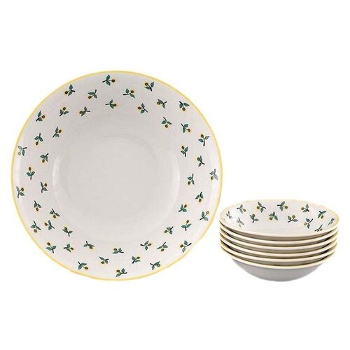 фото Набор салатников 7 предметов (23 см х 1 шт, 13 см х 6 шт) leander "сабина /мелкие цветы" / 158945