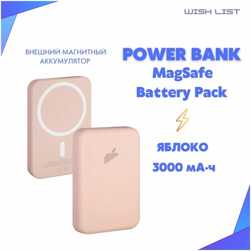 Беспроводное зарядное устройство Magsafe магнитное 3000mAh 5W