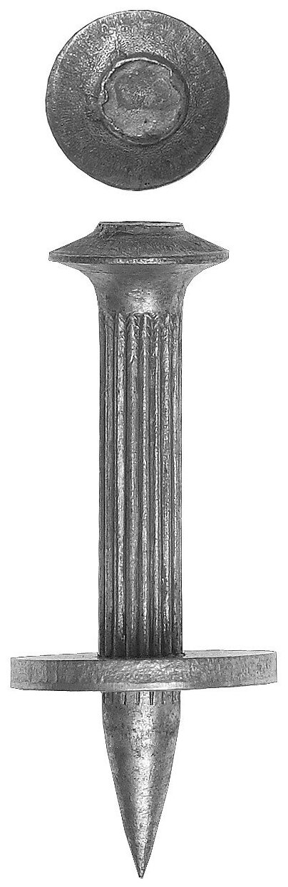 Дюбель гвоздевой с насаженной шайбой 4.5x50 мм 10 шт Зубр 3063-45-50