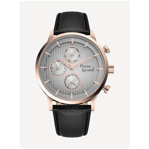 Наручные часы Pierre Ricaud Strap, розовое золото часы pierre ricaud p23000 1143q