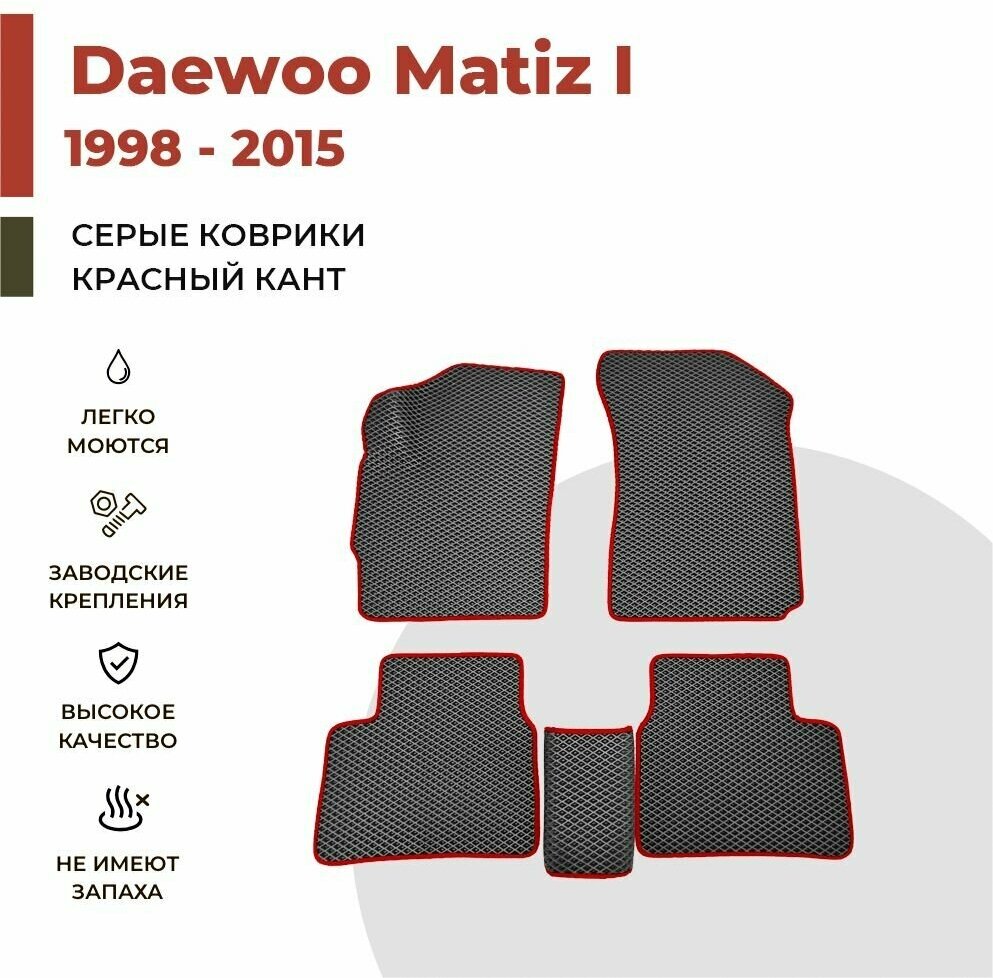 Автомобильные коврики EVA в салон Daewoo Matiz (1998-2015)