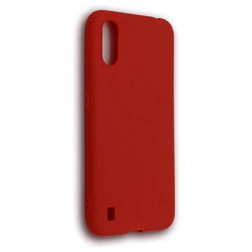 фото Чехол soft touch ycase для samsung galaxy a01 самсунг а01 красный