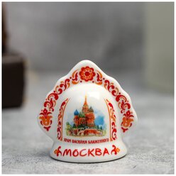 Колокольчик в виде кокошника «Москва. Храм Василия Блаженного