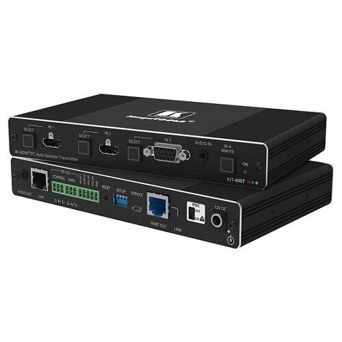 Комплект из передатчика с автоматическим коммутатором 2 х HDMI Kramer KIT-400