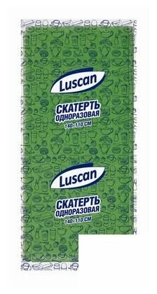 Скатерть Luscan, 110х140см, спанбонд, зеленая