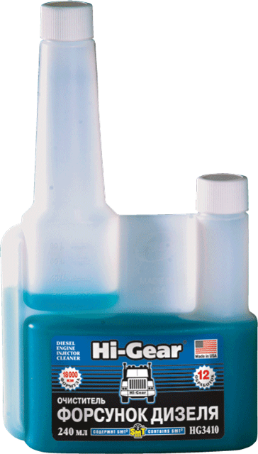 Hi-Gear HG3410 Очиститель форсунок и системы питания дизельных двигателей с SMT²