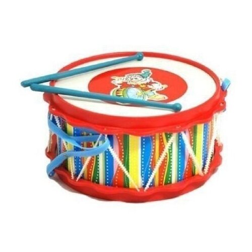 Игрушка музыкальная Барабан Друг с апликацией игрушка музыкальная барабан походный с апликацией с2 1а