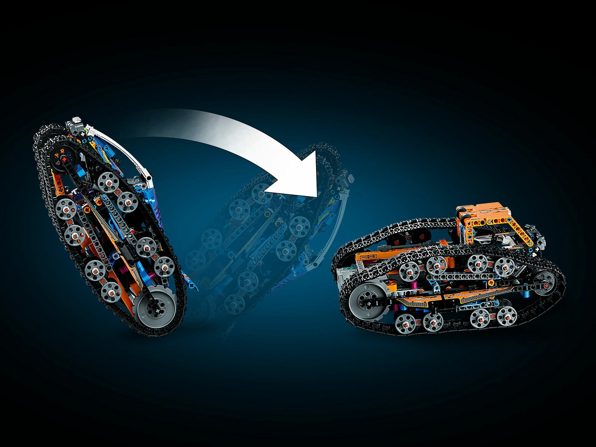 Конструктор LEGO Technic 42140 "Машина-трансформер на дистанционном управлении" - фото №17