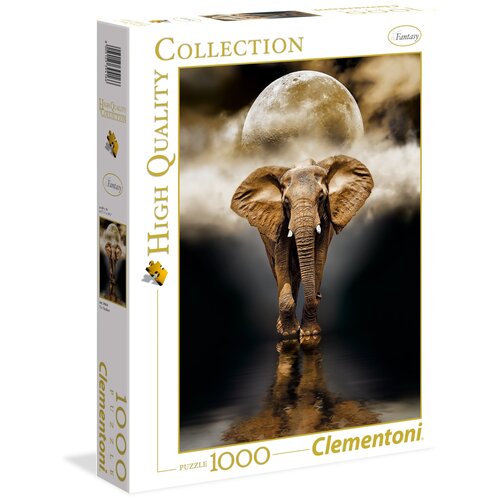 Пазл Clementoni High Quality Collection Слон (39416), 1000 дет. пазл clementoni high quality collection panorama завораживающий танец фламинго 39427 1000 дет