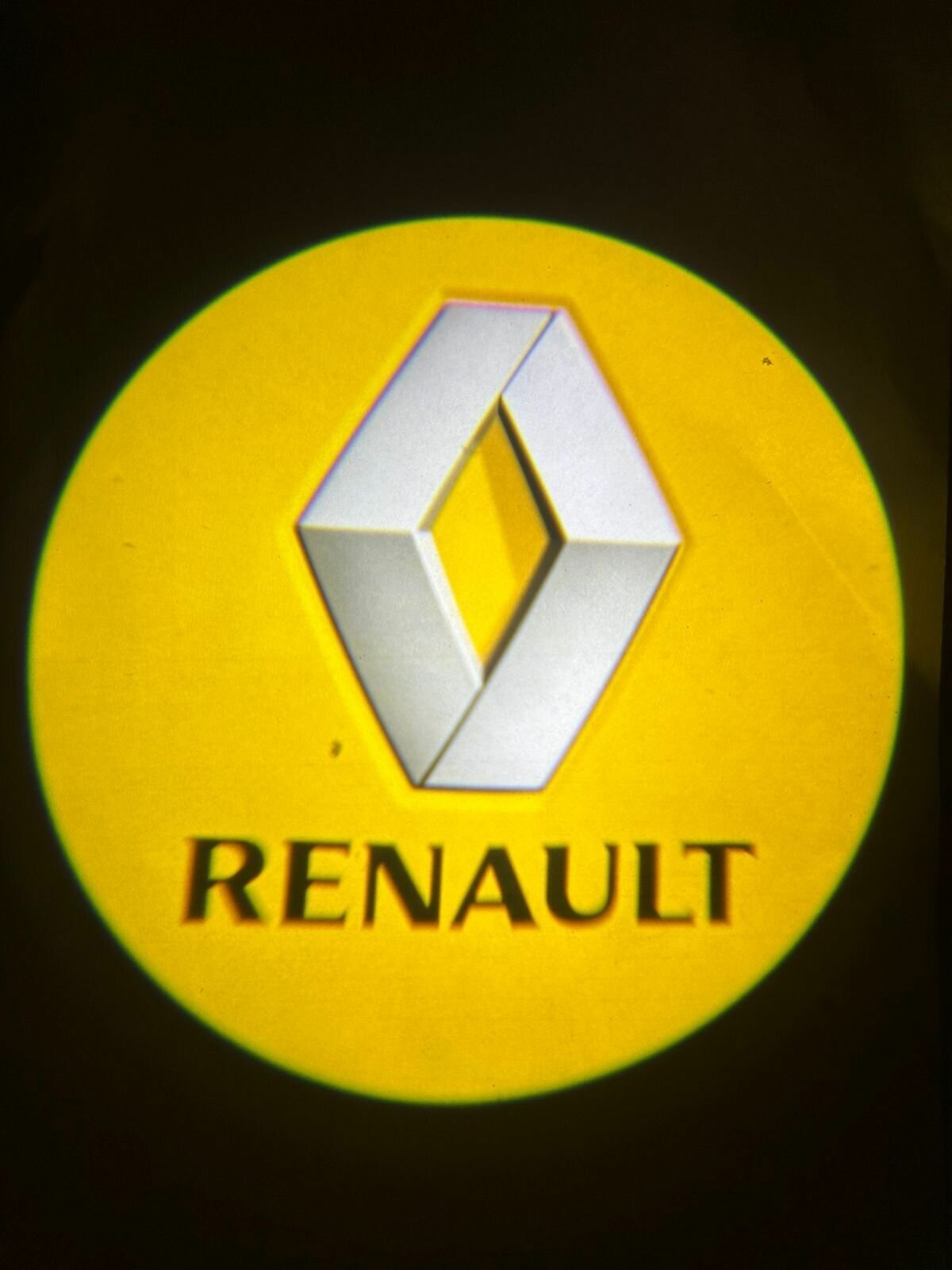 Подсветка с логотипом (проекция) беспроводная в двери для Renault 2 