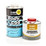 Комплект (лак, отвердитель для лака) HB BODY 699 Proline Premium Clear Coat SR, 2 шт. - изображение