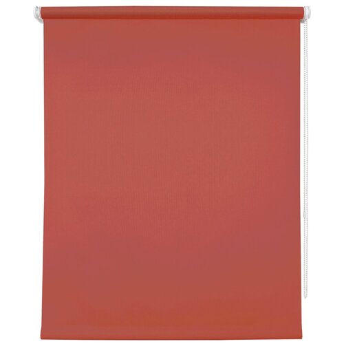 фото Рулонная штора уют 7511 плайн (красный), 80х175 см