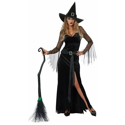 фото Костюм богатая ведьма взрослый california costumes l (46-48) (пояс, головной убор, платье)