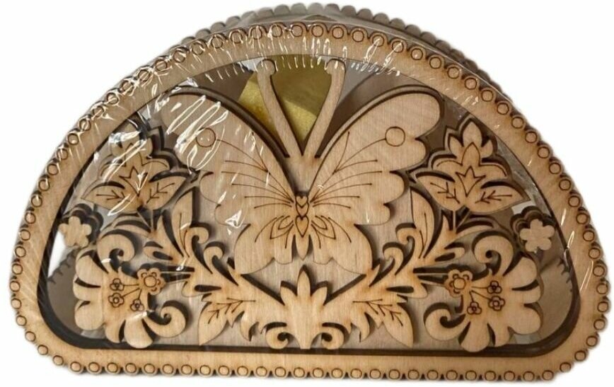 фото Салфетница "Бабочка" Ручная работа