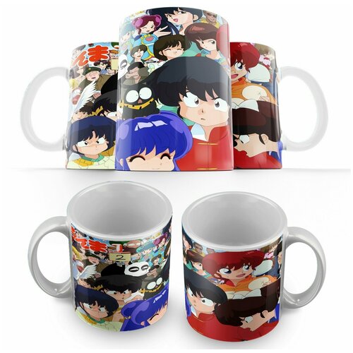 фото Кружка белая ранма 1.2(аниме, девушка, персонаж, парень, герои ) -1 creative mug