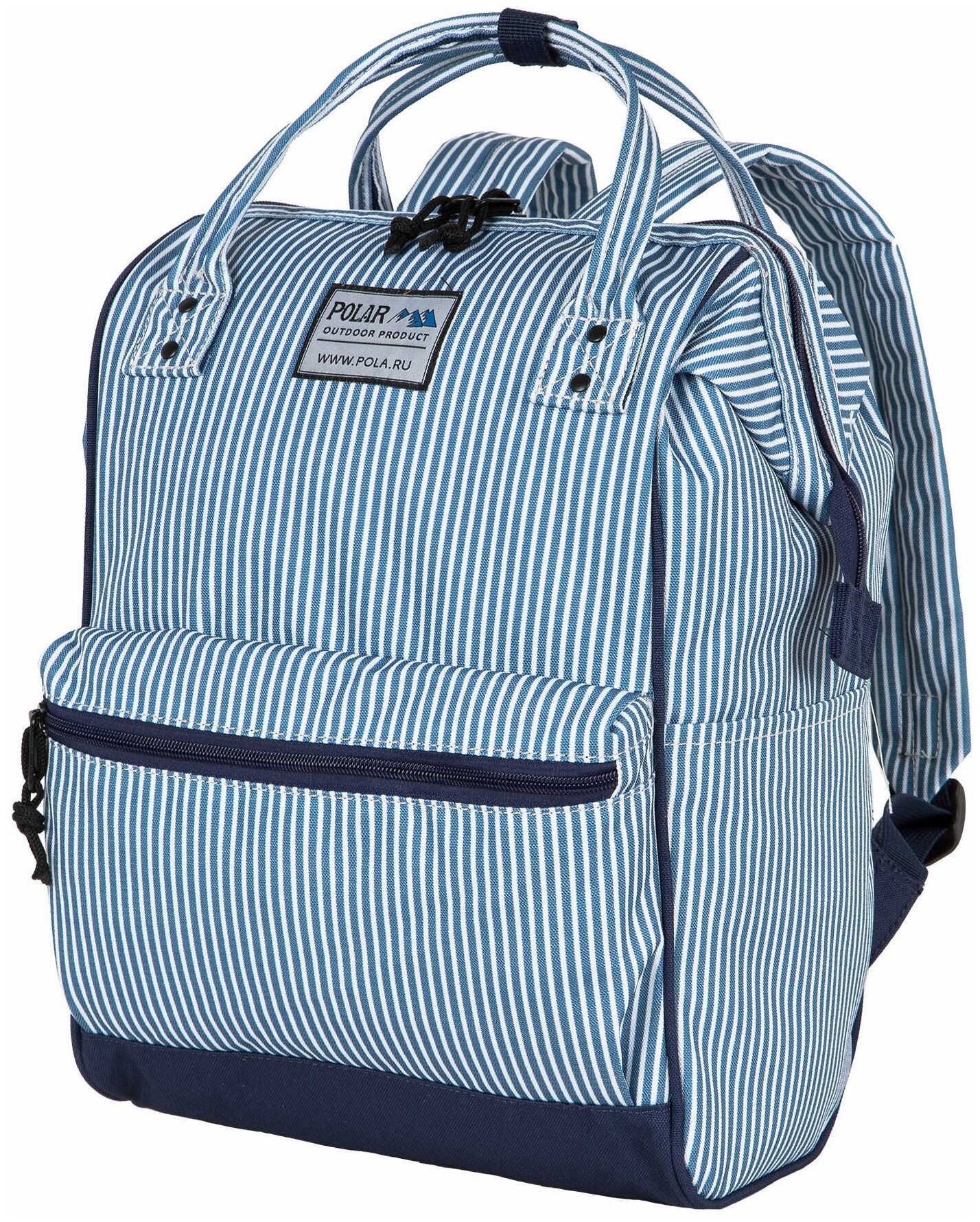 Городской рюкзак Polar, вместительный рюкзак, вентилируемая спинка и лямки, ручная кладь, вмещает формат А4, полиэстер 26 x 40 x 15